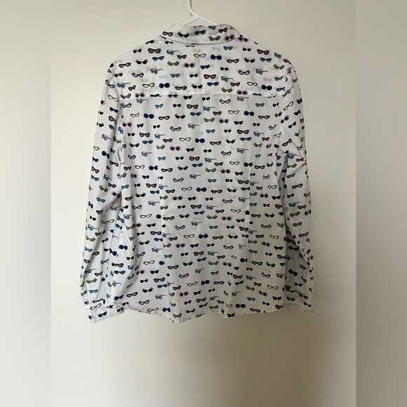 Boden The Classic Shirt button-up shirt in a multi-color sunglasses print - Picture 5 of 11